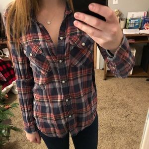 American eagle boyfriend fit flannel
